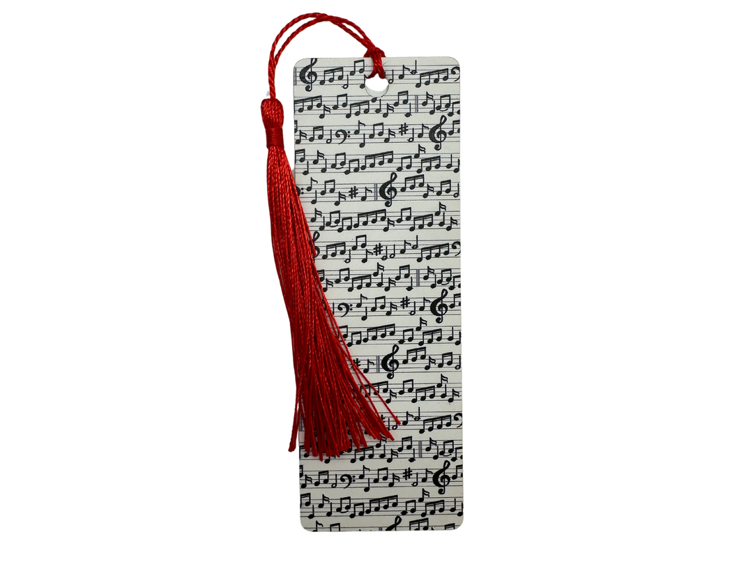 Black Notes Music Bookmark