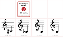 Load image into Gallery viewer, 4 Sets of Note Flaschards for Violinists (Digital Download)
