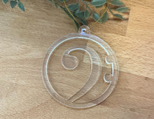 Load image into Gallery viewer, Bass Clef Acrylic Ornament
