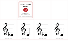 Load image into Gallery viewer, 4 Sets of Note Flaschards for Violinists (Digital Download)
