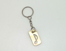 Load image into Gallery viewer, Small Music Rectangle Keychain
