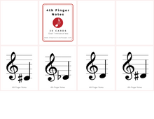 Load image into Gallery viewer, 4 Sets of Note Flaschards for Violinists (Digital Download)
