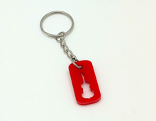 Load image into Gallery viewer, Small Music Rectangle Keychain
