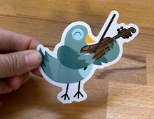 Load image into Gallery viewer, PS Bird Playing Violin Sticker
