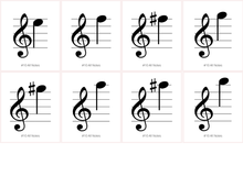 Load image into Gallery viewer, Notes Flashcards for Violinists (Digital Download)
