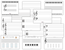 Load image into Gallery viewer, Double-Sided Staff White Board
