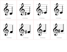 Load image into Gallery viewer, Notes Flashcards for Violinists (Digital Download)
