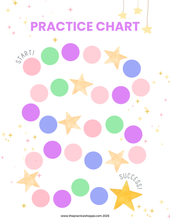 Load image into Gallery viewer, Stars Practice Chart (Digital Download)
