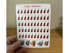 Load image into Gallery viewer, PS Sheet Cello Stickers
