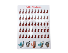 Load image into Gallery viewer, PS Sheet Cello Stickers
