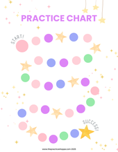 Load image into Gallery viewer, Stars Practice Chart (Digital Download)
