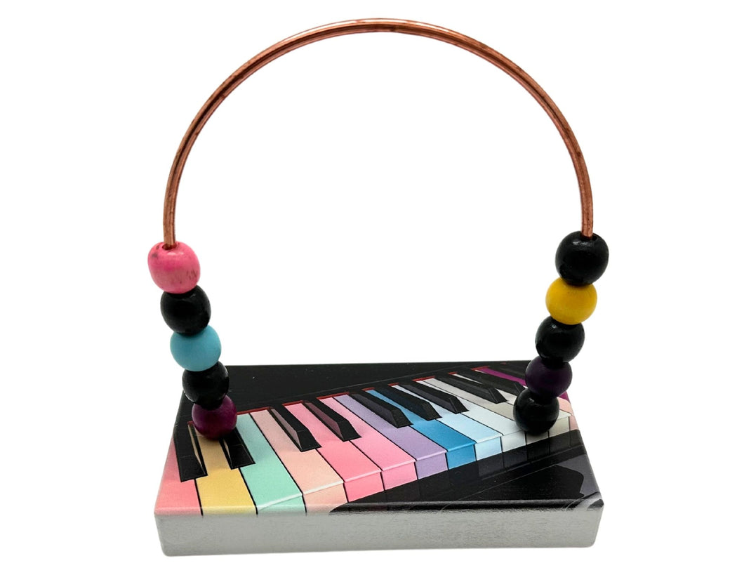 Piano Pastel Keys Bead Counter