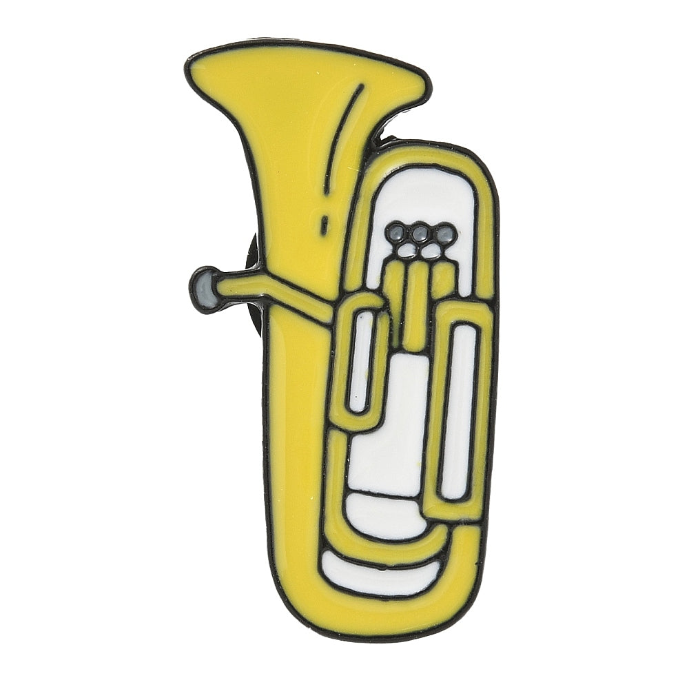 Tuba Enamel Pin