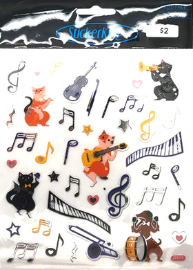 PS Sheet Musical Alphabet Stickers Black – The Practice Shoppe